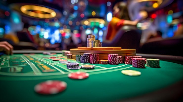 muliatoto login live-dealer studio with croupier and HD broadcast setup